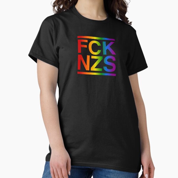 Artikel-Vorschau von FCK NZS I Regenbogen I No AFD I No Nazis I Gegen Rechts, designt und verkauft von VoiceStreetwear.