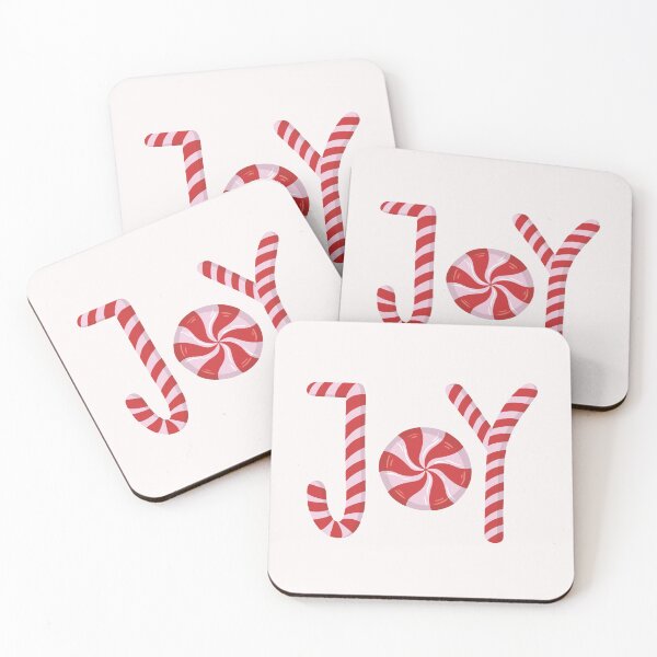 Item preview, JOY - Christmas candy typography designed and sold by vivdesign.