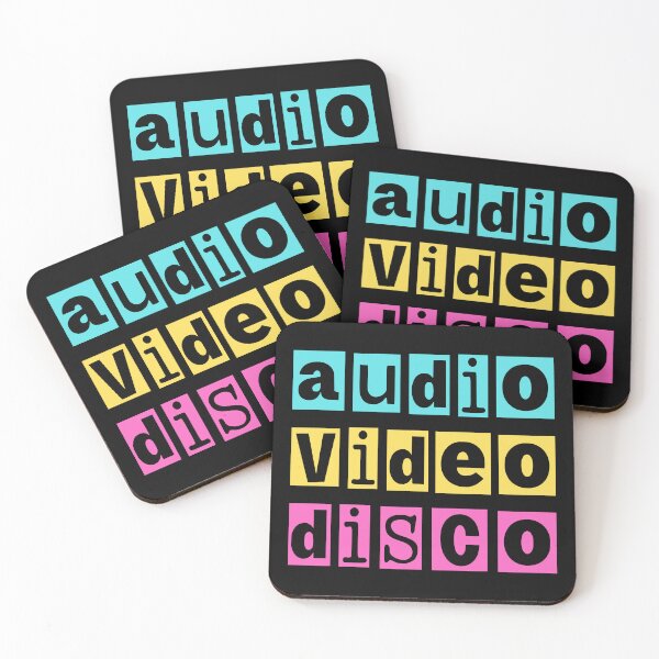 Item preview, Audio Video Disco - Latin Language Typography designed and sold by humnoo.