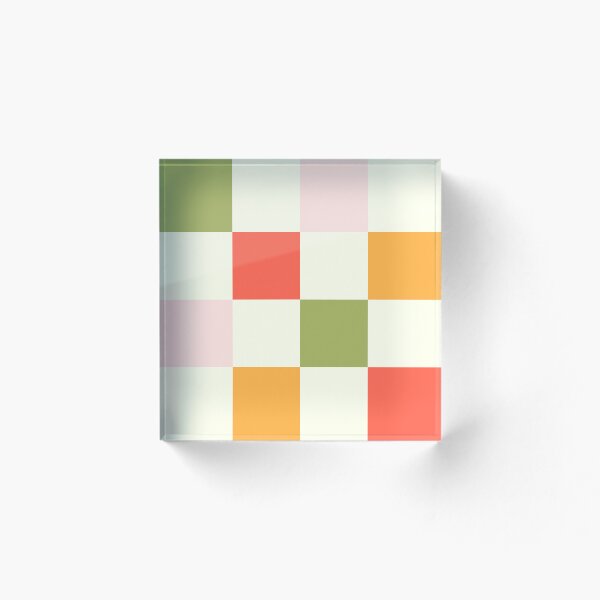 Aperçu de l'œuvre Motif damier simple et doux des années 70 pour l'automne créée et vendue par Haley Schulz.