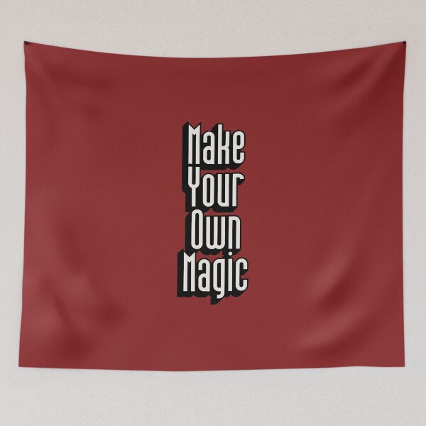 Item preview, 'Make Your Own Magic' Retro Typography designed and sold by trepiu.
