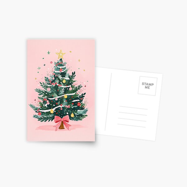 Item preview, Pink Christmas Tree 01 designed and sold by daisycircus.