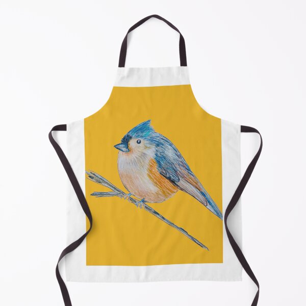 Item preview, Chubby cute Tufted Titmouse bird designed and sold by MyCraftyNell.