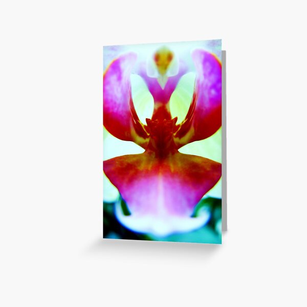 Haute Couture - Orchid Alien Discovery Greeting Card