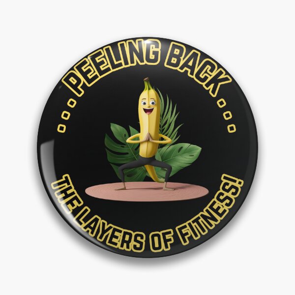 Item preview, Banana doing yoga! Peeling poses fitness, stretching, joga designed and sold by JustAPhaser.
