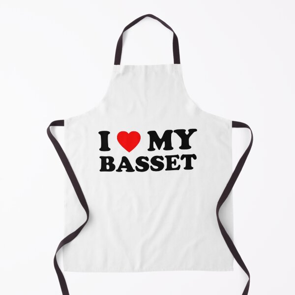 Item preview, I Love My Basset Heart Dog Gift designed and sold by Guarddogdrive.