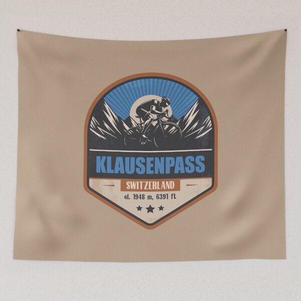 Item preview, Klausen Pass (Klausenpass) Switzerland Cycling Mountain Design designed and sold by CynthiaGraphics.