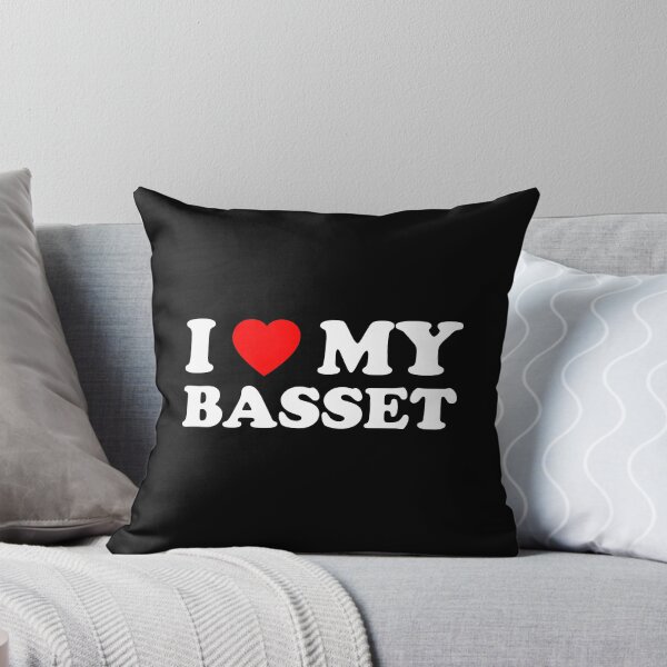 Item preview, I Love My Basset Heart Dog Gift designed and sold by Guarddogdrive.