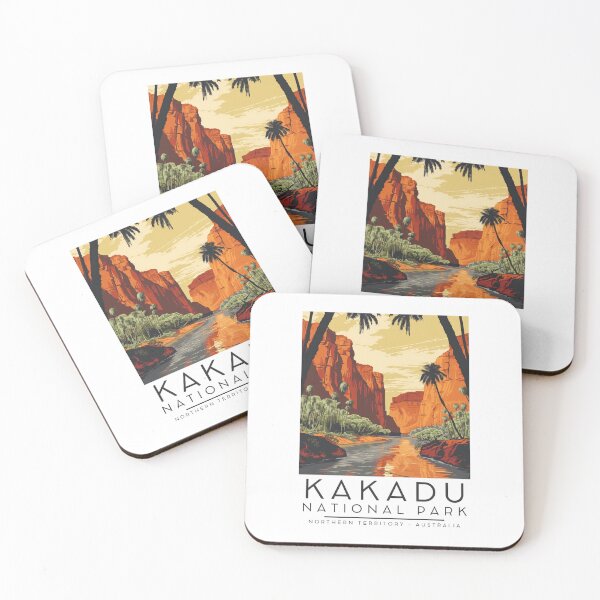 Item preview, A Vintage Illustration of Kakadu National Park - Northern Territory - Australia designed and sold by GoodOldVintage.