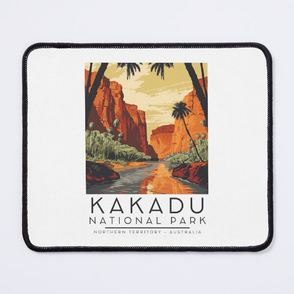 Item preview, A Vintage Illustration of Kakadu National Park - Northern Territory - Australia designed and sold by GoodOldVintage.