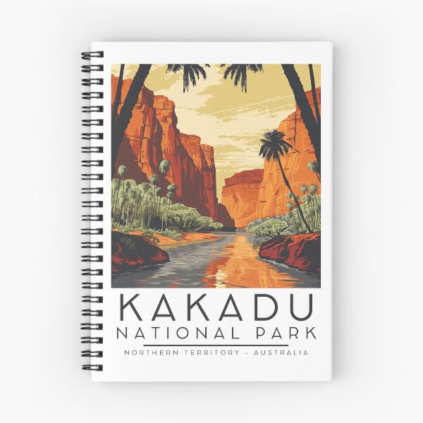 Item preview, A Vintage Illustration of Kakadu National Park - Northern Territory - Australia designed and sold by GoodOldVintage.