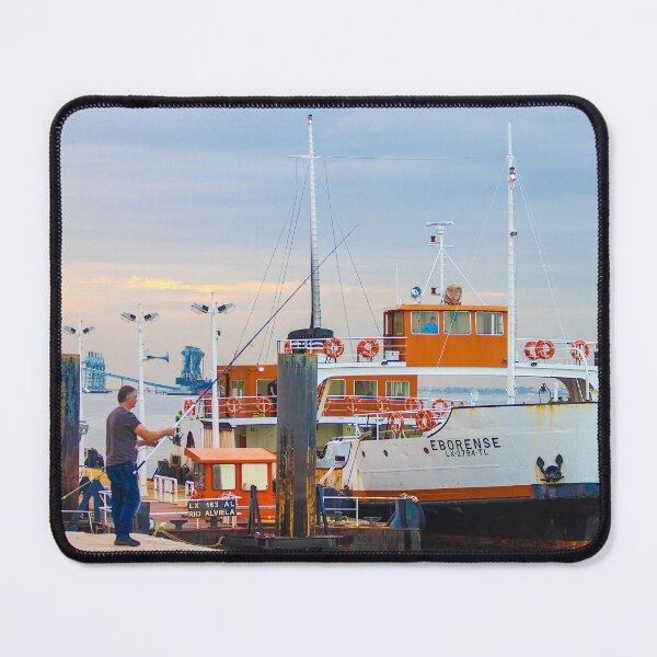 Item preview, love this boat. "Eborense". Tagus river. Lisbon designed and sold by Tereza Pilar Art.
