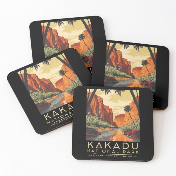 Item preview, A Vintage Illustration of Kakadu National Park - Northern Territory - Australia designed and sold by GoodOldVintage.