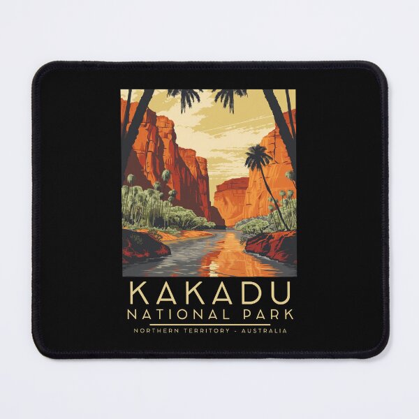 Item preview, A Vintage Illustration of Kakadu National Park - Northern Territory - Australia designed and sold by GoodOldVintage.
