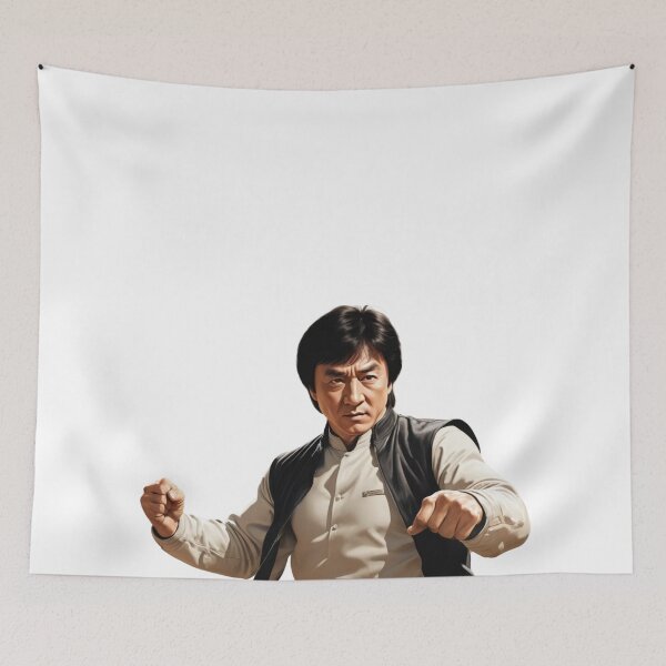 Item preview, Jackie Chan Action Pose – Martial Arts Legend designed and sold by MavPro.