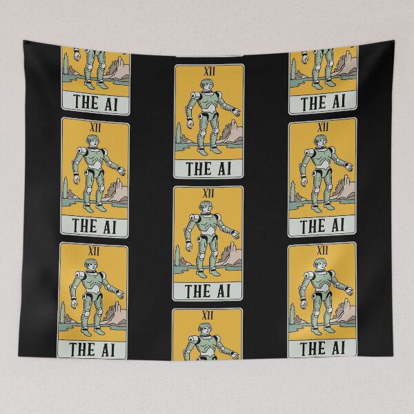Item preview, The AI - Funny LLM / Artificial Intelligence Tarot Card designed and sold by isstgeschichte.