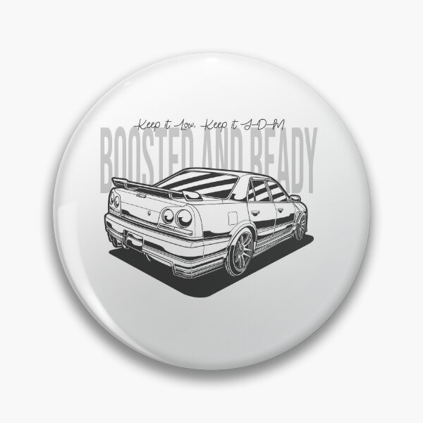 Item preview, JDM Nissan GTR 34 Line Art designed and sold by TrilogyMerch.