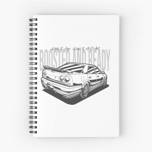 Item preview, JDM Nissan GTR 34 Line Art designed and sold by TrilogyMerch.