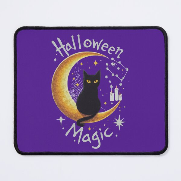 Item preview, Black Cat Halloween Magic T-shirt designed and sold by TrebdoraCrafts.