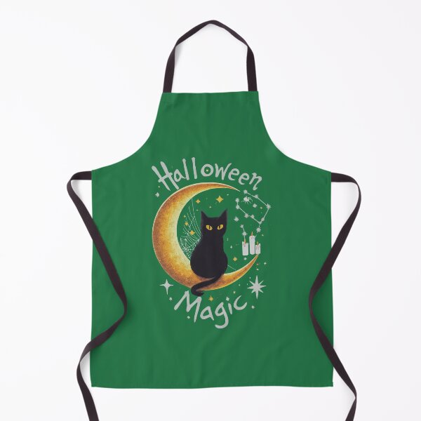 Item preview, Black Cat Halloween Magic T-shirt designed and sold by TrebdoraCrafts.