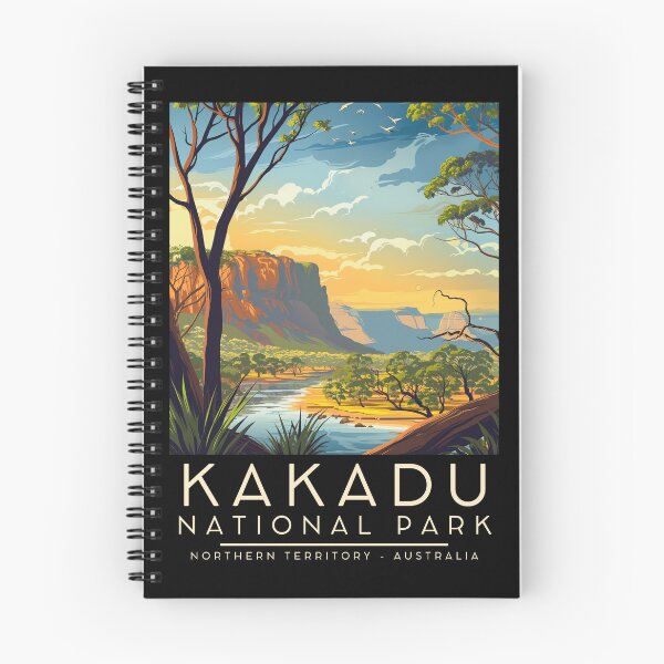 Item preview, A Vintage Illustration of Kakadu National Park - Northern Territory - Australia designed and sold by GoodOldVintage.