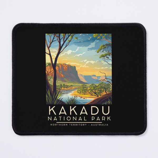 Item preview, A Vintage Illustration of Kakadu National Park - Northern Territory - Australia designed and sold by GoodOldVintage.