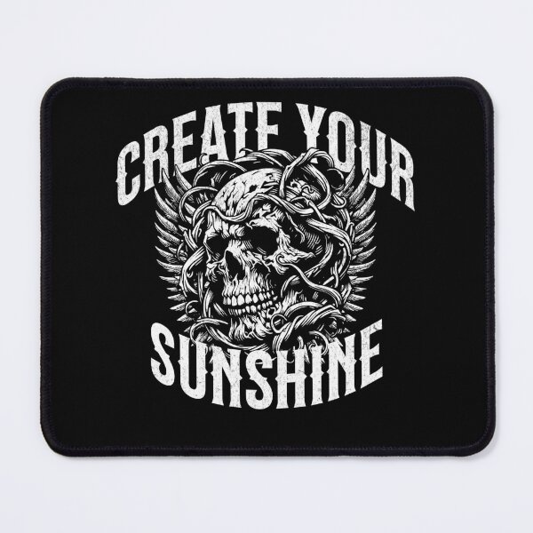 Item preview, Positive Affirmations Gothic Create Sunshine Positively Goth designed and sold by chrisrivait.