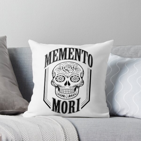 Item preview, Black Memento Mori (with a calavera/sugar skull) designed and sold by Elvin Dantes.