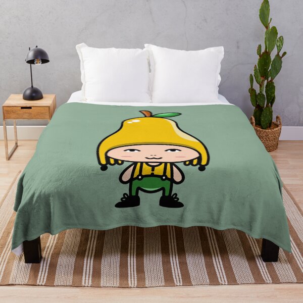 Item preview, Cute character in pear fruit costume cartoon designed and sold by merupa.