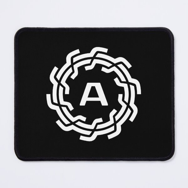 Item preview, Abstract mechanical shape letter A emblem designed and sold by rasagamastore.