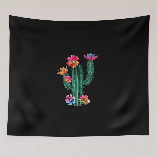 Item preview, Impresión artística de cactus en acuarela: vibrante floración del desierto designed and sold by products4urduke.