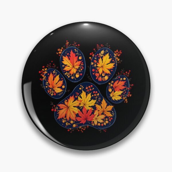 Item preview, autumn paw print  designed and sold by jkrphoto.