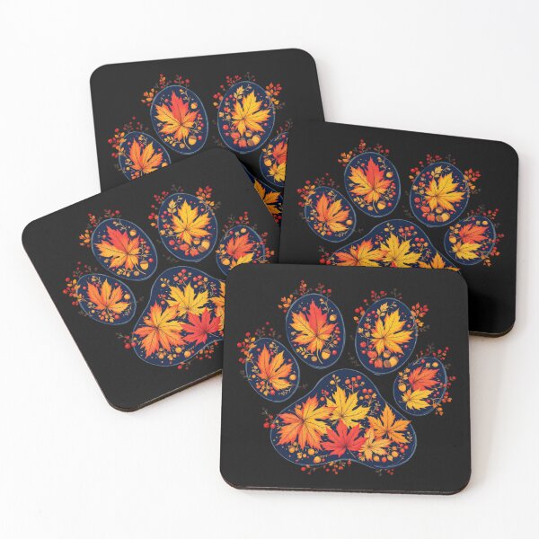 Item preview, autumn paw print  designed and sold by jkrphoto.