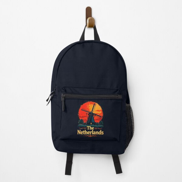 Item preview, The Netherlands Retro Windmill Design designed and sold by TheArtOfPat.
