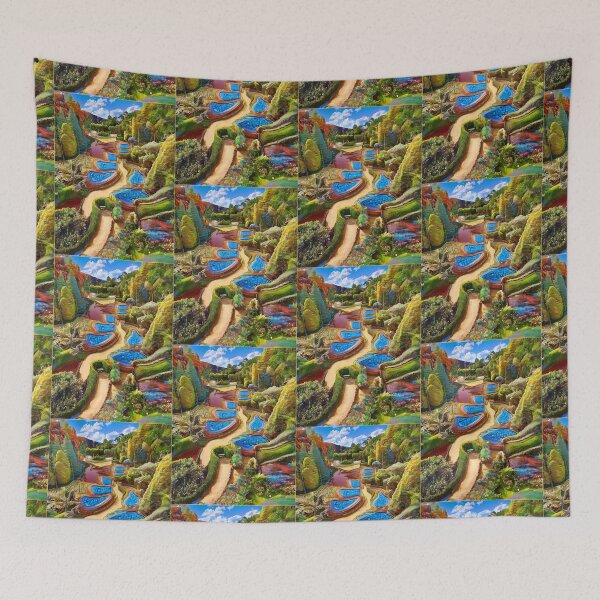 Item preview,  Dreamlike Terraced Garden with Pools designed and sold by KilianSzmid.