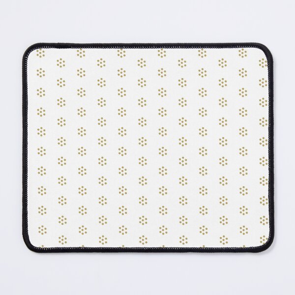 Item preview, Soft Bloom: A Gentle Golden Flower on White, Pattern, Unique designed and sold by villacreativa.