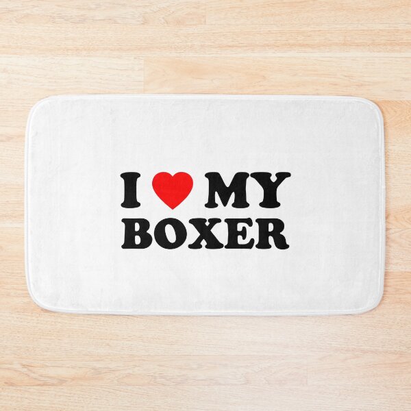 Item preview, I Love My Boxer Heart Dog Gift designed and sold by Guarddogdrive.