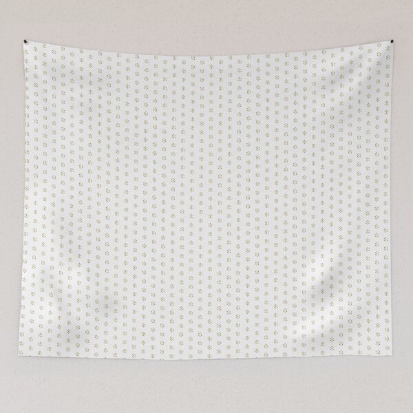 Item preview, Soft Bloom: A Gentle Golden Flower on White, Pattern, Unique designed and sold by villacreativa.
