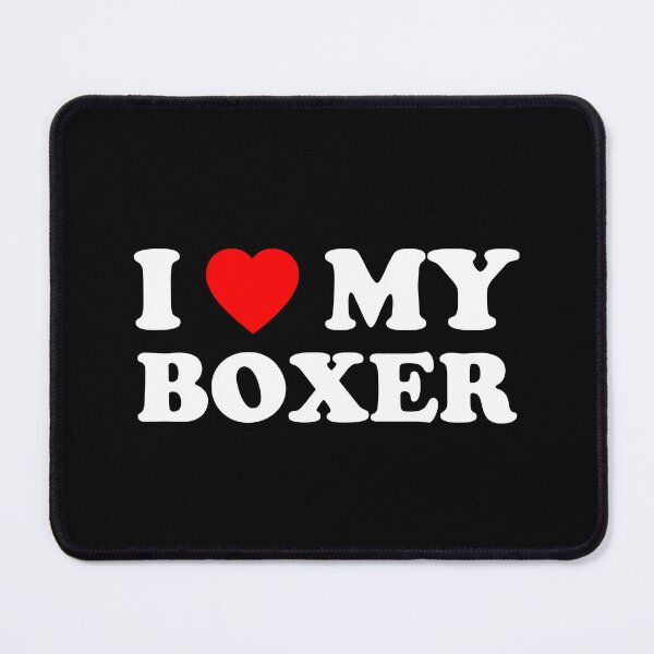Item preview, I Love My Boxer Heart Dog Gift designed and sold by Guarddogdrive.