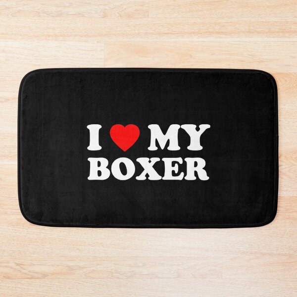 Item preview, I Love My Boxer Heart Dog Gift designed and sold by Guarddogdrive.