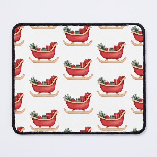 Item preview, Red Christmas Sleigh Filled with Gifts designed and sold by WPCreator.