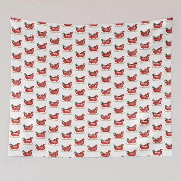 Item preview, Red Christmas Sleigh Filled with Gifts designed and sold by WPCreator.