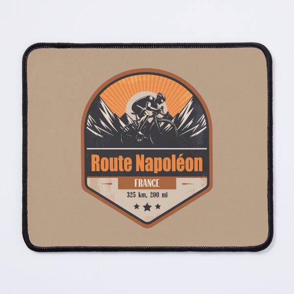 Item preview, Route Napoléon France Cycling Mountain Design designed and sold by CynthiaGraphics.