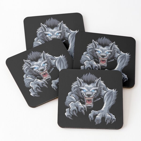 Item preview, Angry Blue-eyed Werewolf with Huge Claws designed and sold by Promoc.