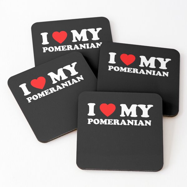 Item preview, I Love My Pomeranian Heart Dog Gift designed and sold by Guarddogdrive.