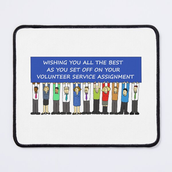 Item preview, Good Luck with Volunteer Service Assignment designed and sold by KateTaylor.