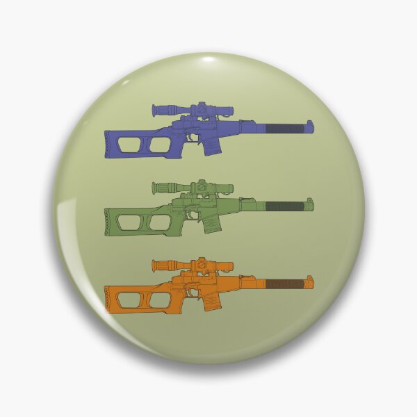 Item preview, Stylized VSS Vintorez in Bold Colors designed and sold by FAawRay.