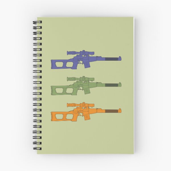 Item preview, Stylized VSS Vintorez in Bold Colors designed and sold by FAawRay.