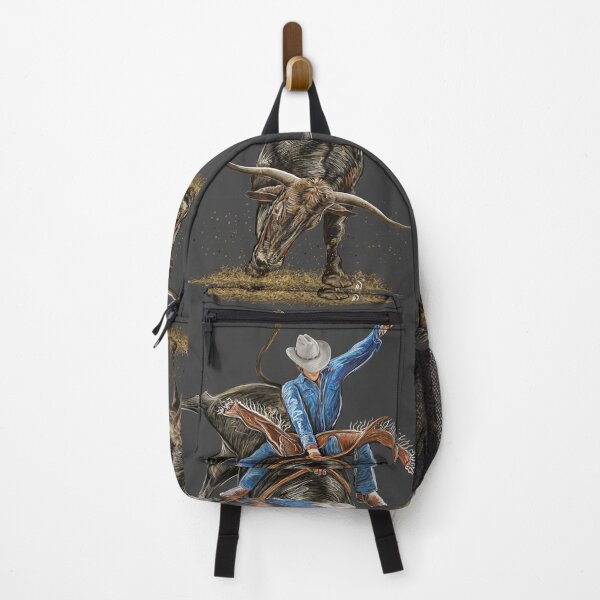 Item preview, Longhorn Bull Rider Rodeo Power Sport Western Art designed and sold by oz10.