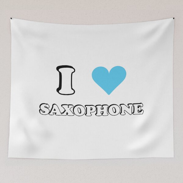 Item preview, I love saxophone  tenor saxophone designed and sold by Inspirationmotivation.